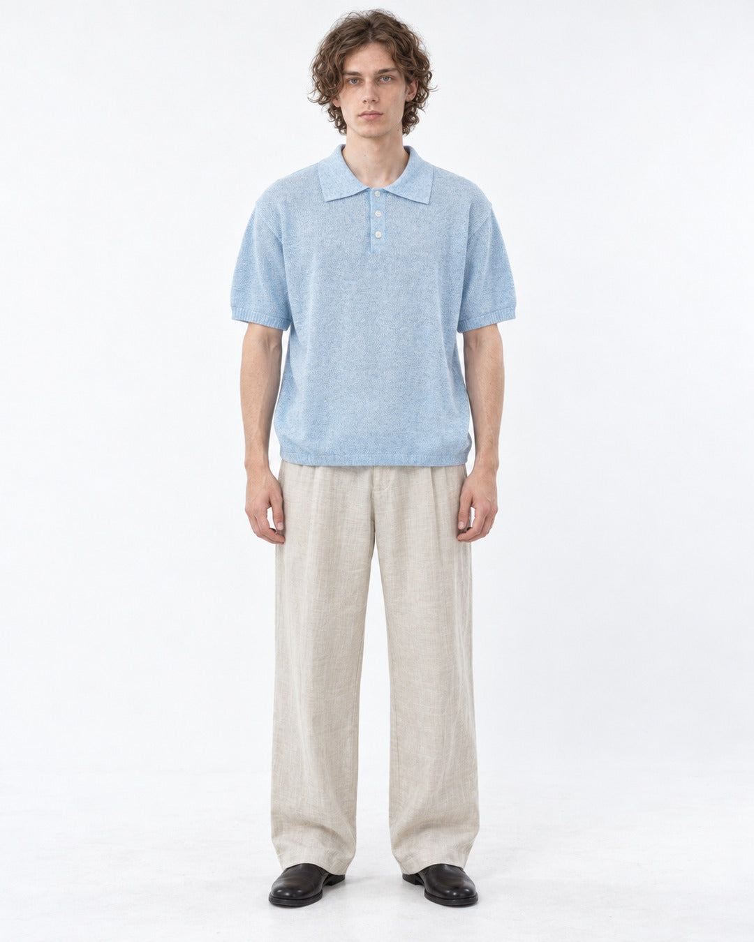 Knit Polo Shirt
