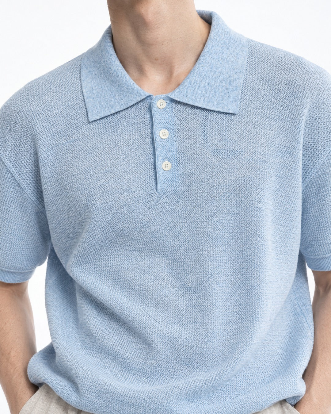 Knit Polo Shirt