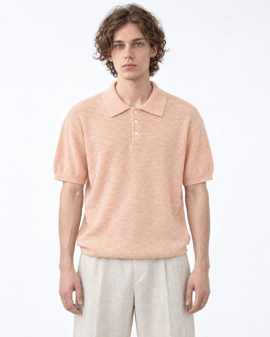 Knit Polo Shirt