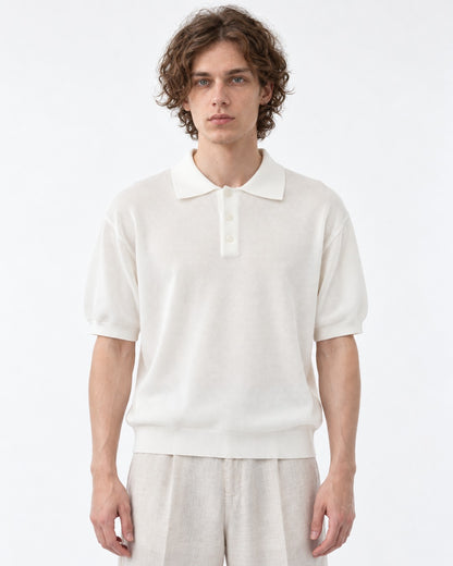 Knit Polo Shirt