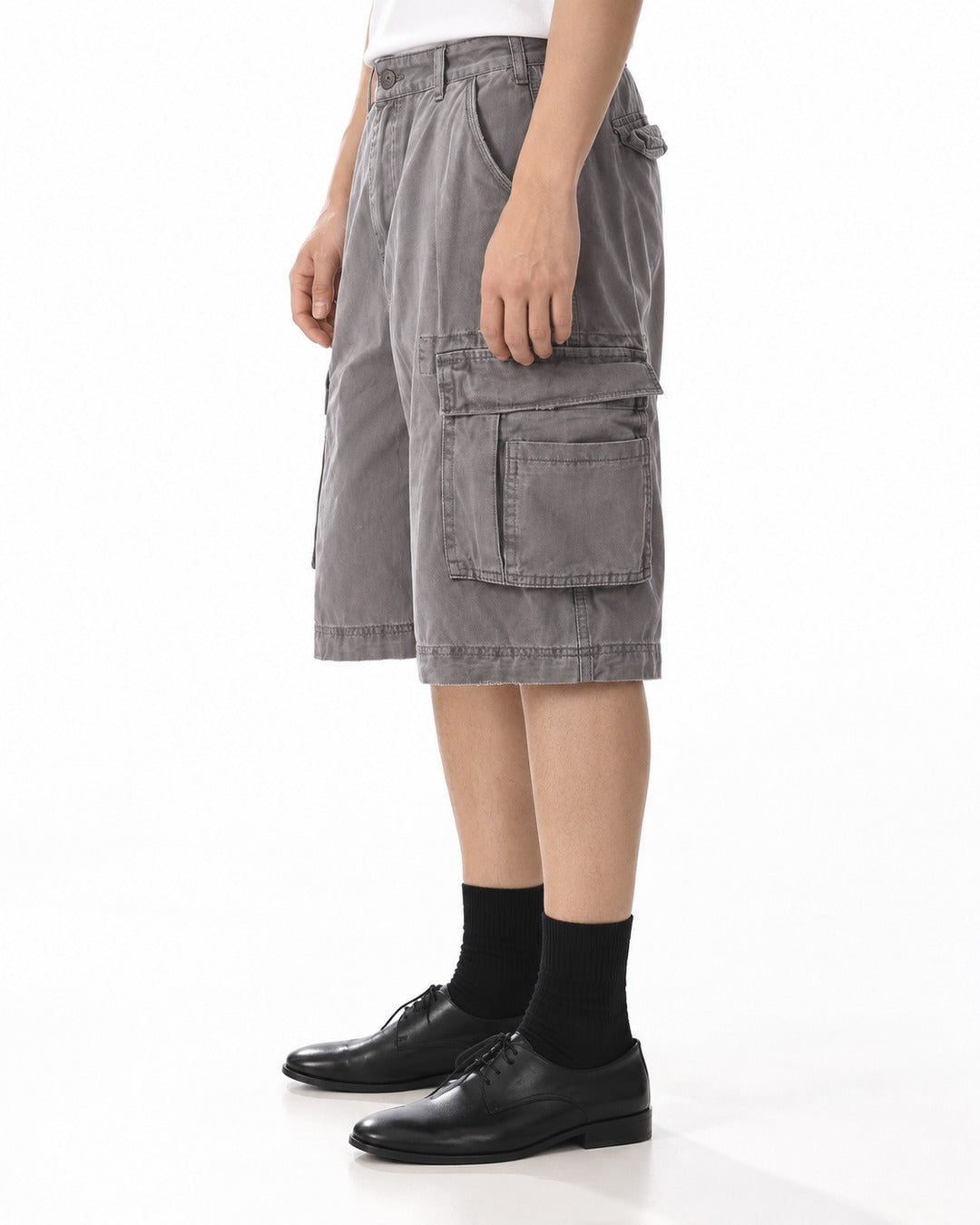 Multi-Pocket Cargo Shorts