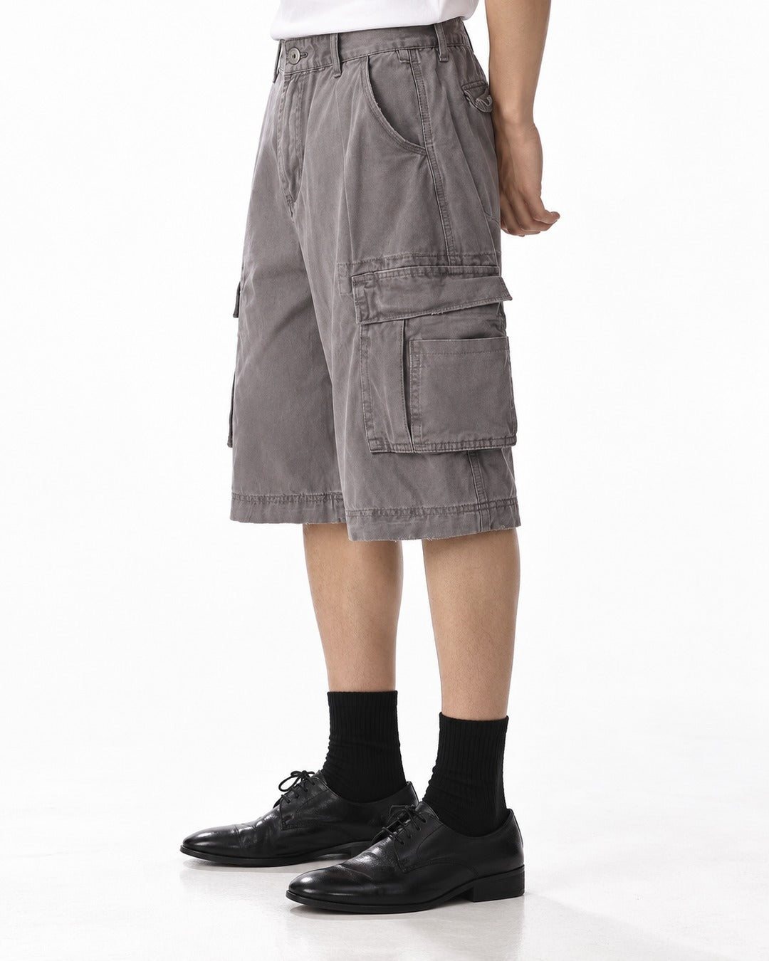 Multi-Pocket Cargo Shorts