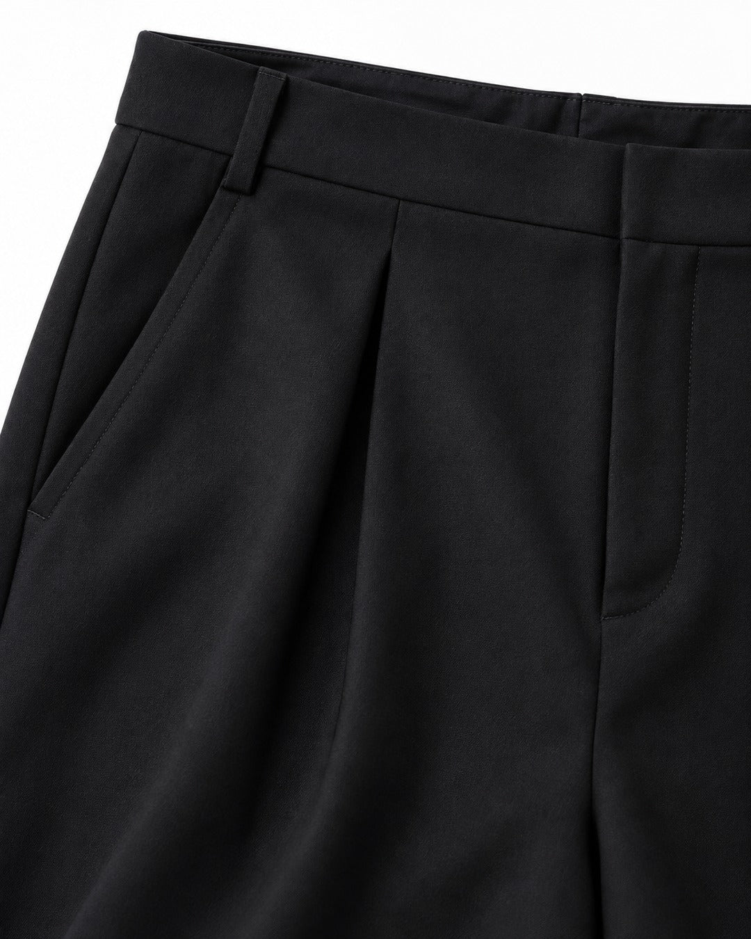 Diagonal Panel Balloon-Leg Trousers