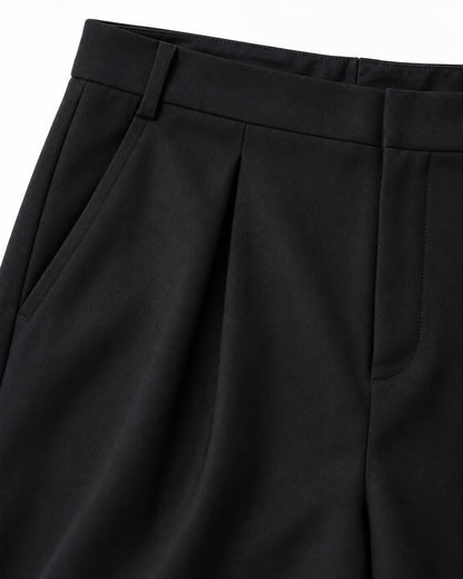 Diagonal Panel Balloon-Leg Trousers