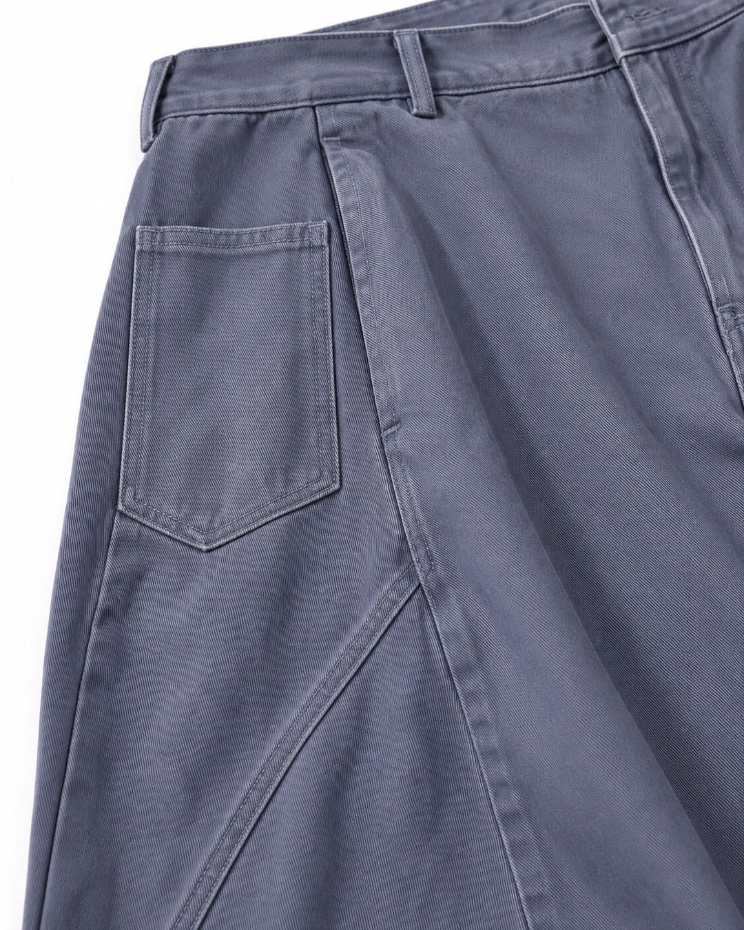 Washed Balloon-Leg Jeans
