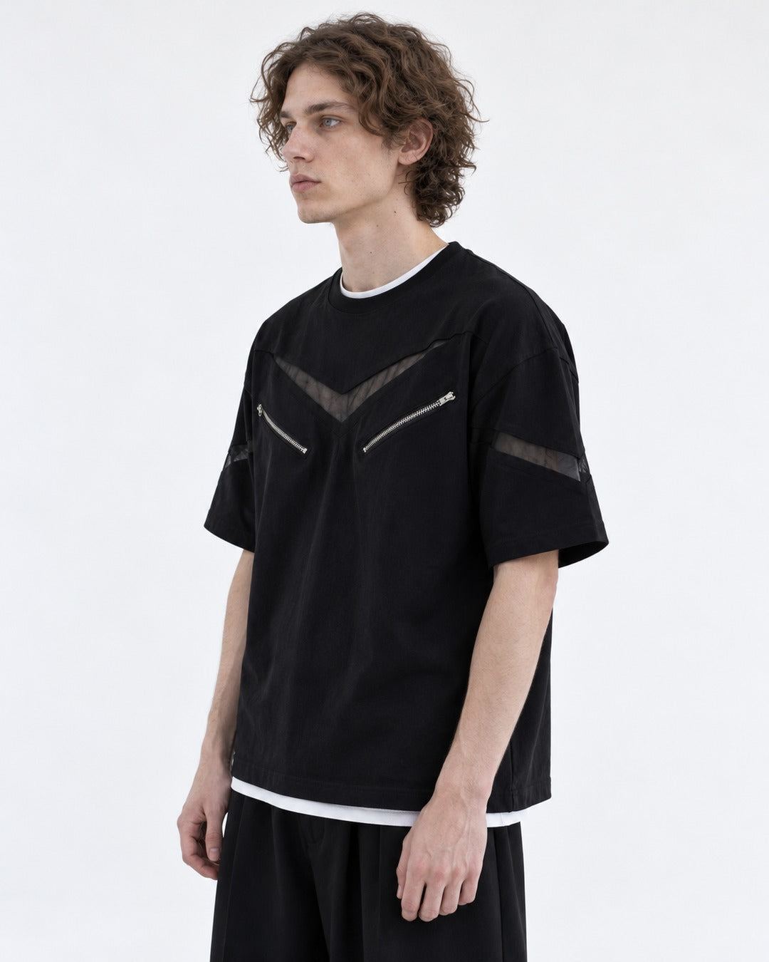 Chevron Graphic-Print Tee