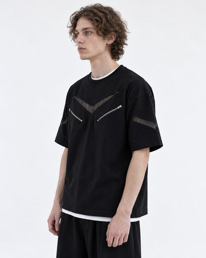 Chevron Graphic-Print Tee