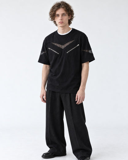 Chevron Graphic-Print Tee