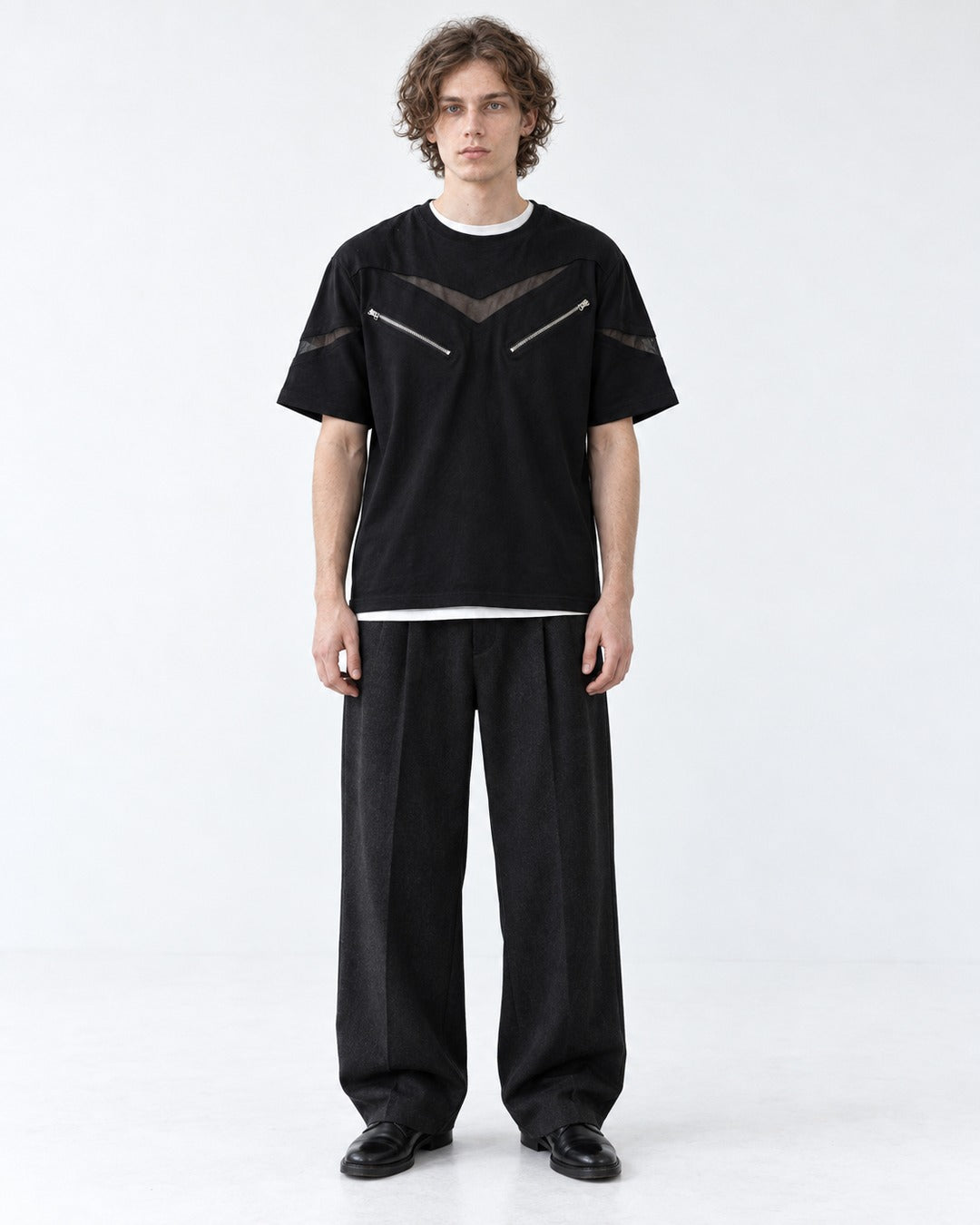 Chevron Graphic-Print Tee