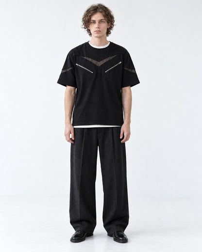 Chevron Graphic-Print Tee