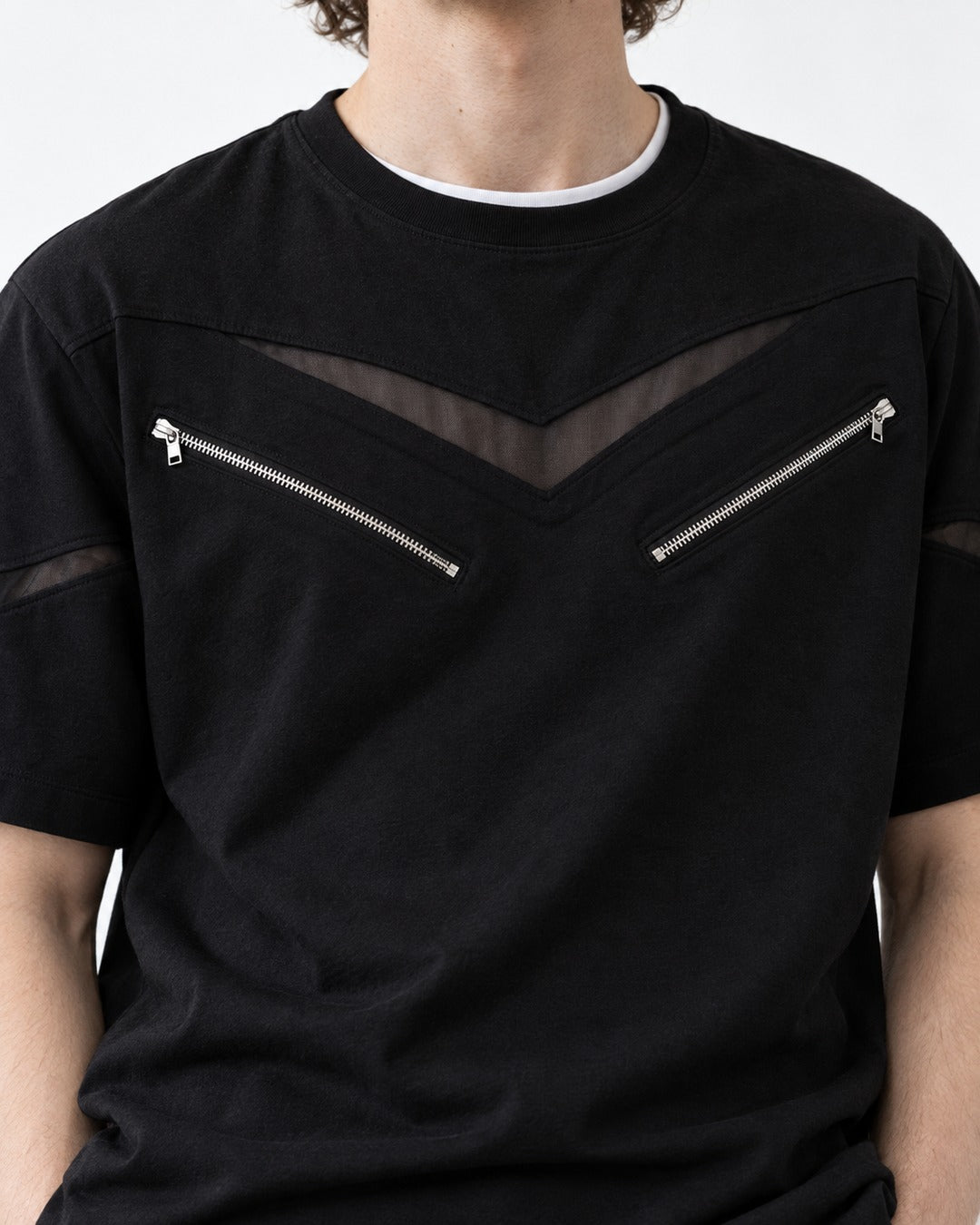 Chevron Graphic-Print Tee