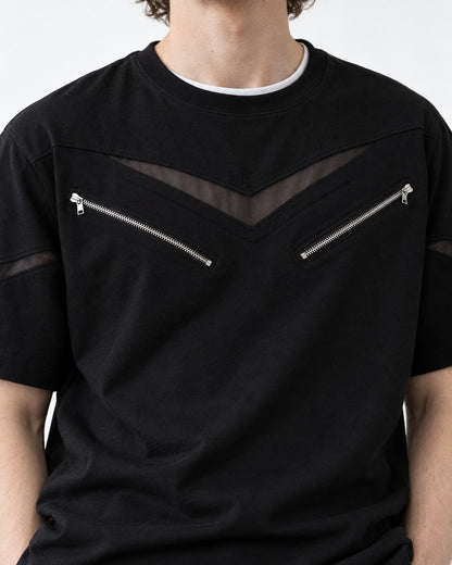 Chevron Graphic-Print Tee