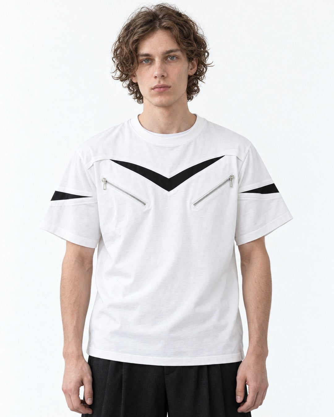 Chevron Graphic-Print Tee