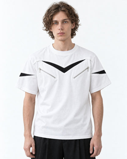 Chevron Graphic-Print Tee
