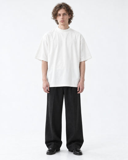 Mock-Neck Oversized Tee