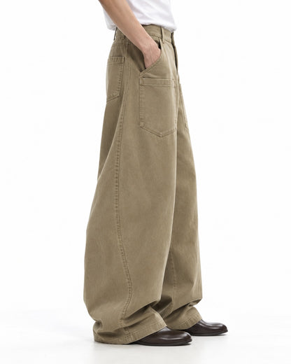 Patch-Pocket Balloon-Leg Pants