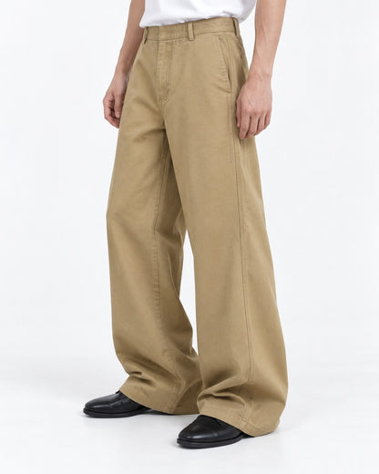 Curved-Seam Balloon Trousers