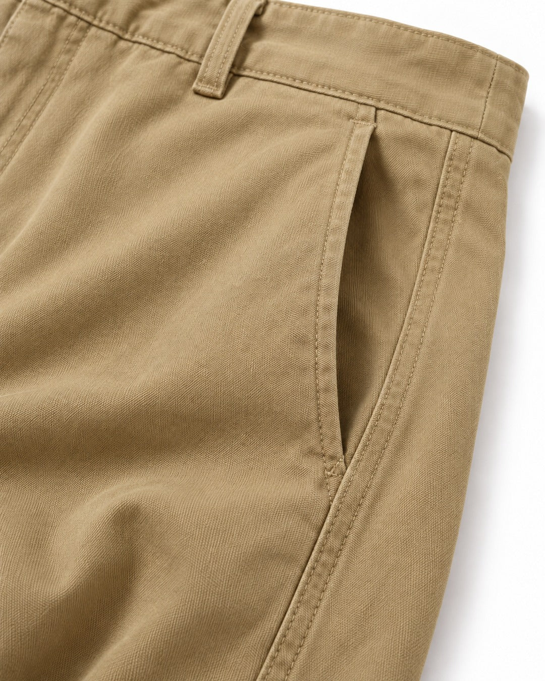 Curved-Seam Balloon Trousers