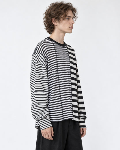 Striped Long-Sleeve Top