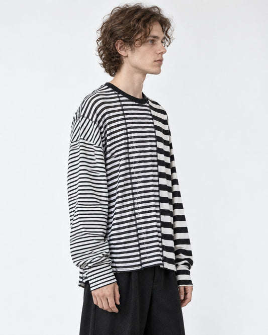 Striped Long-Sleeve Top