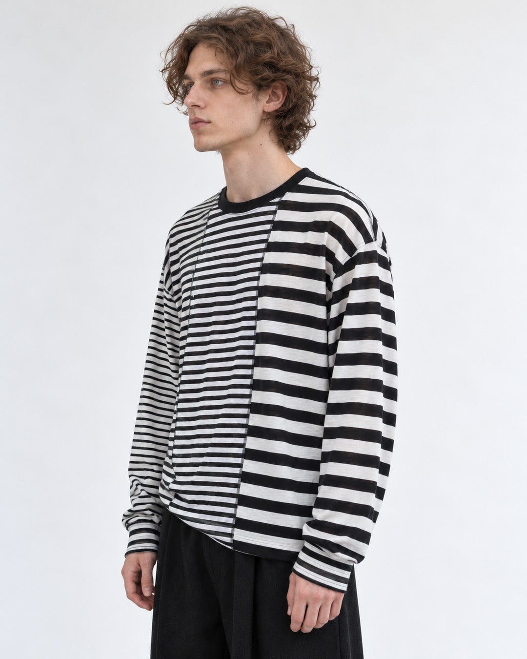 Striped Long-Sleeve Top