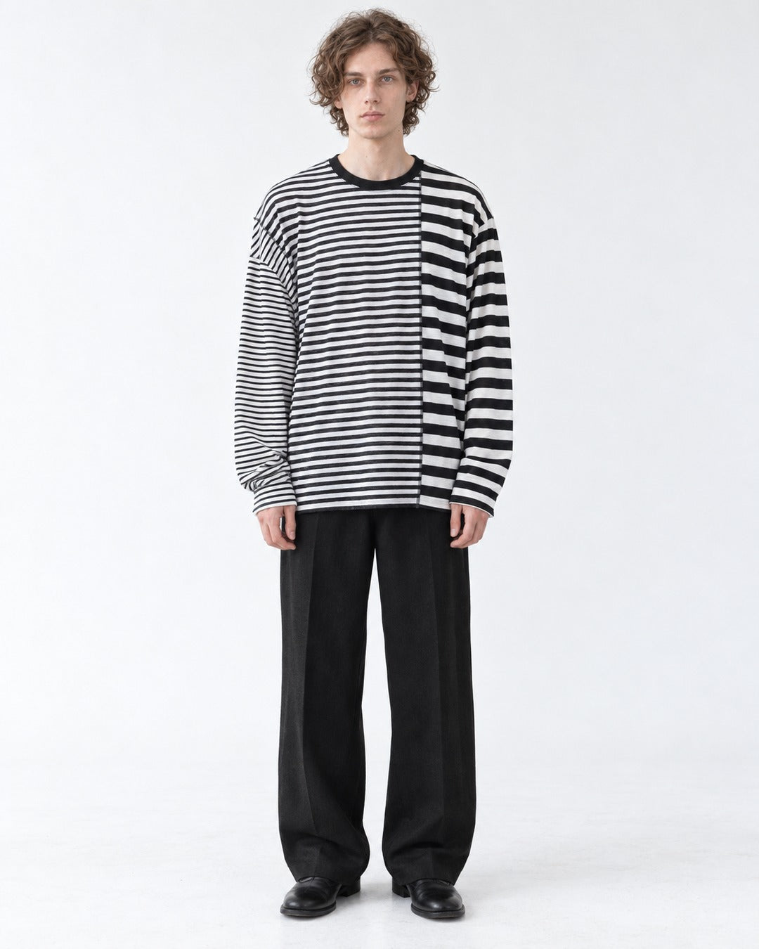 Striped Long-Sleeve Top