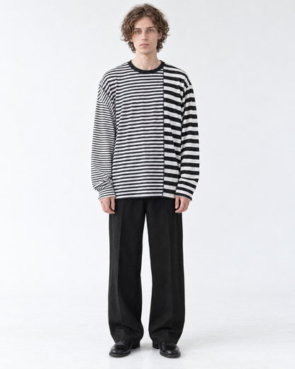 Striped Long-Sleeve Top
