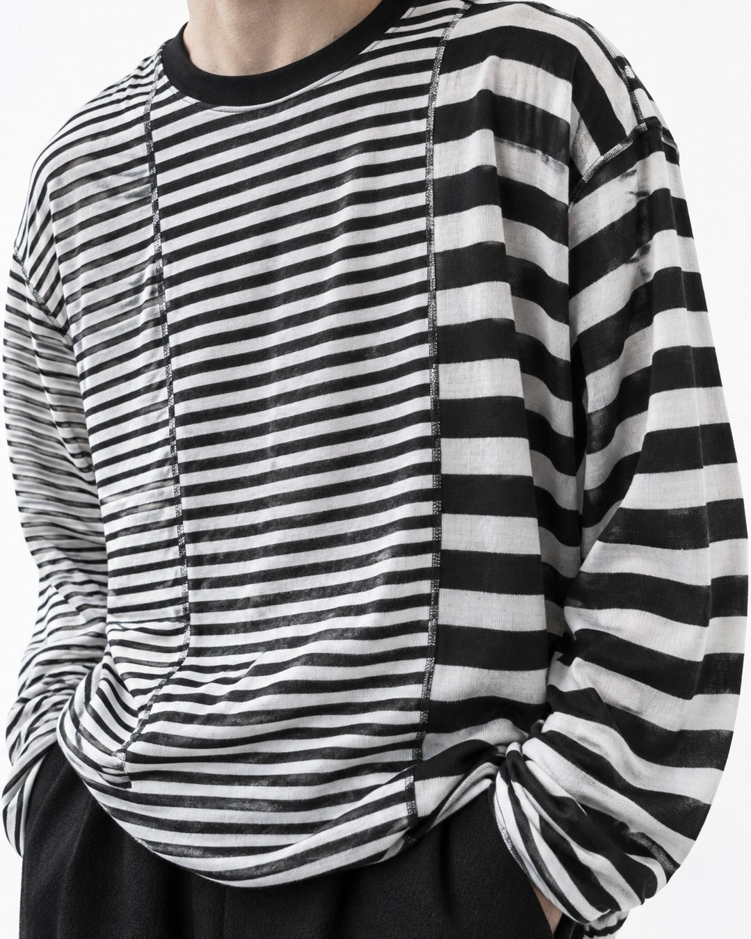 Striped Long-Sleeve Top