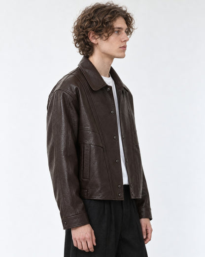 Snap Front Paneled Jacket