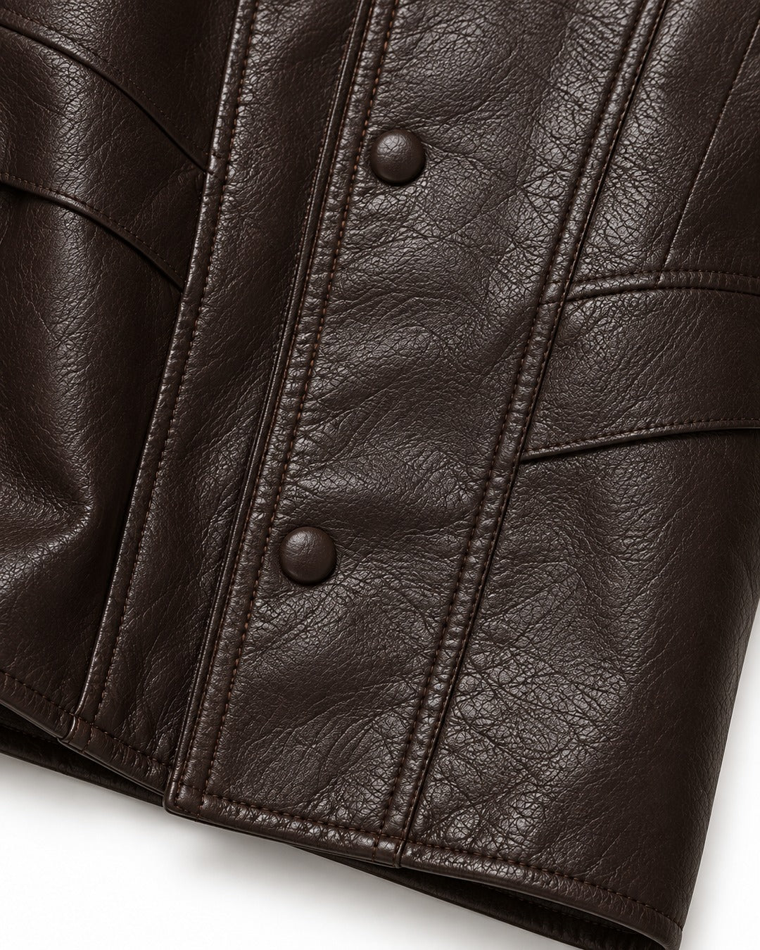 Snap Front Paneled Jacket