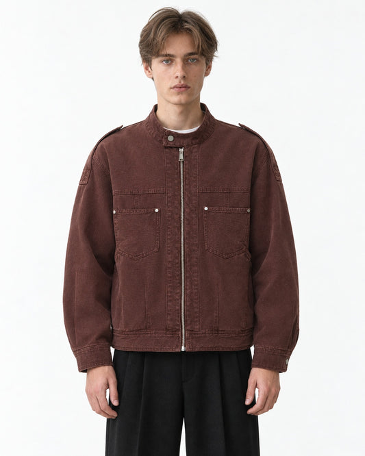 Epaulette Snap Flap Field Jacket