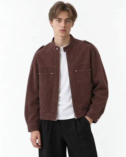 Epaulette Snap Flap Field Jacket
