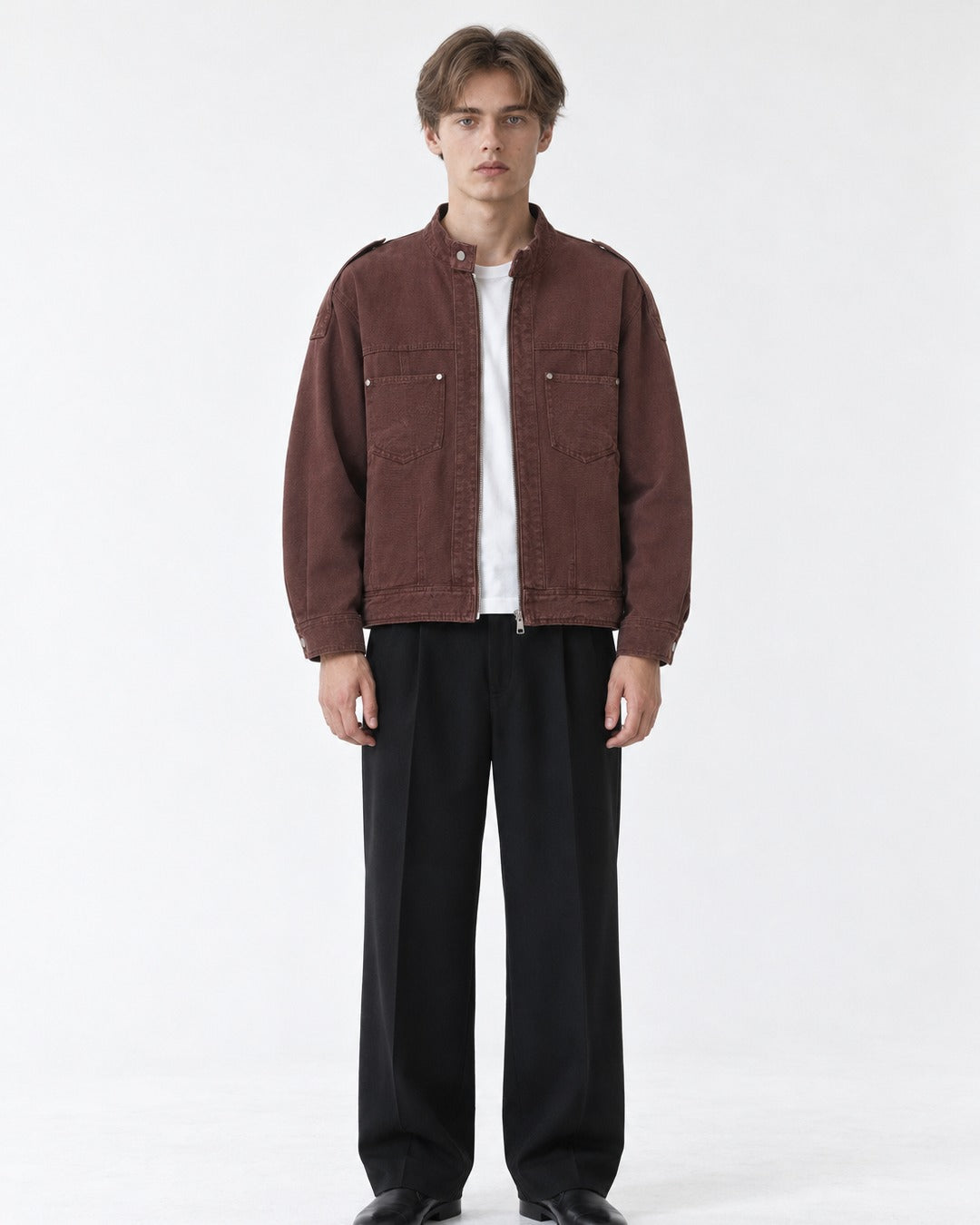 Epaulette Snap Flap Field Jacket