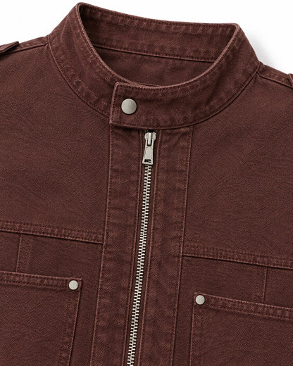 Epaulette Snap Flap Field Jacket