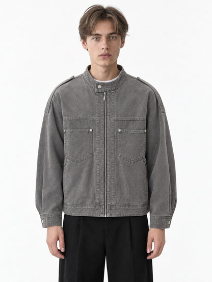 Epaulette Snap Flap Field Jacket