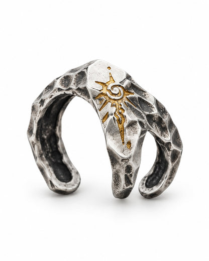 Sculpted Open Ring