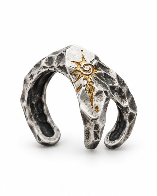 Sculpted Open Ring