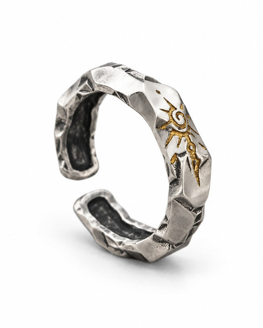 Sculpted Open Ring