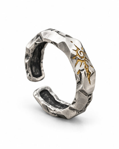 Sculpted Open Ring
