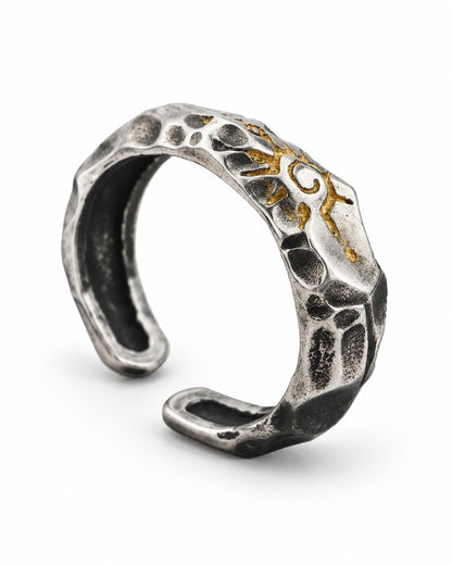 Sculpted Open Ring