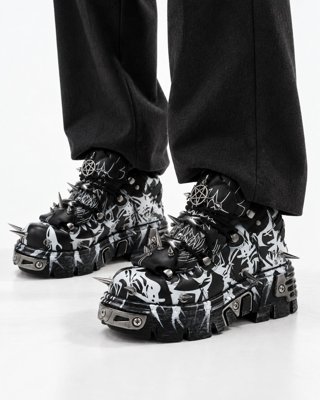 Spike Platform Sneakers