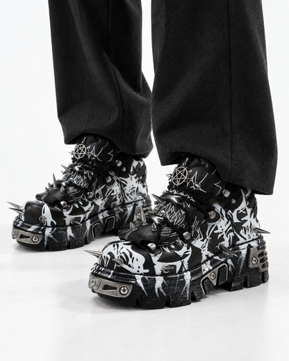 Spike Platform Sneakers