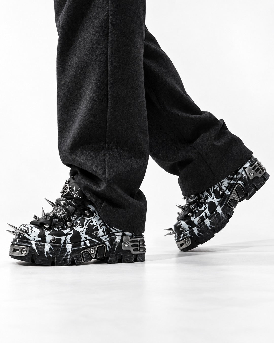 Spike Platform Sneakers