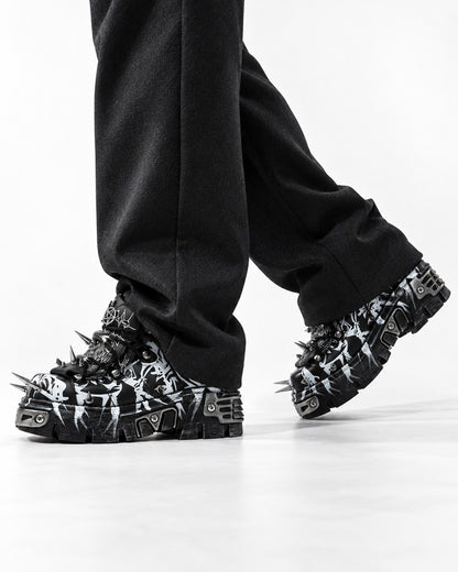 Spike Platform Sneakers