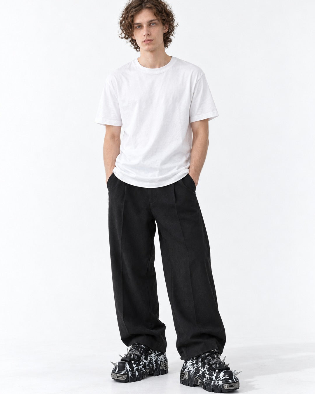 Spike Platform Sneakers