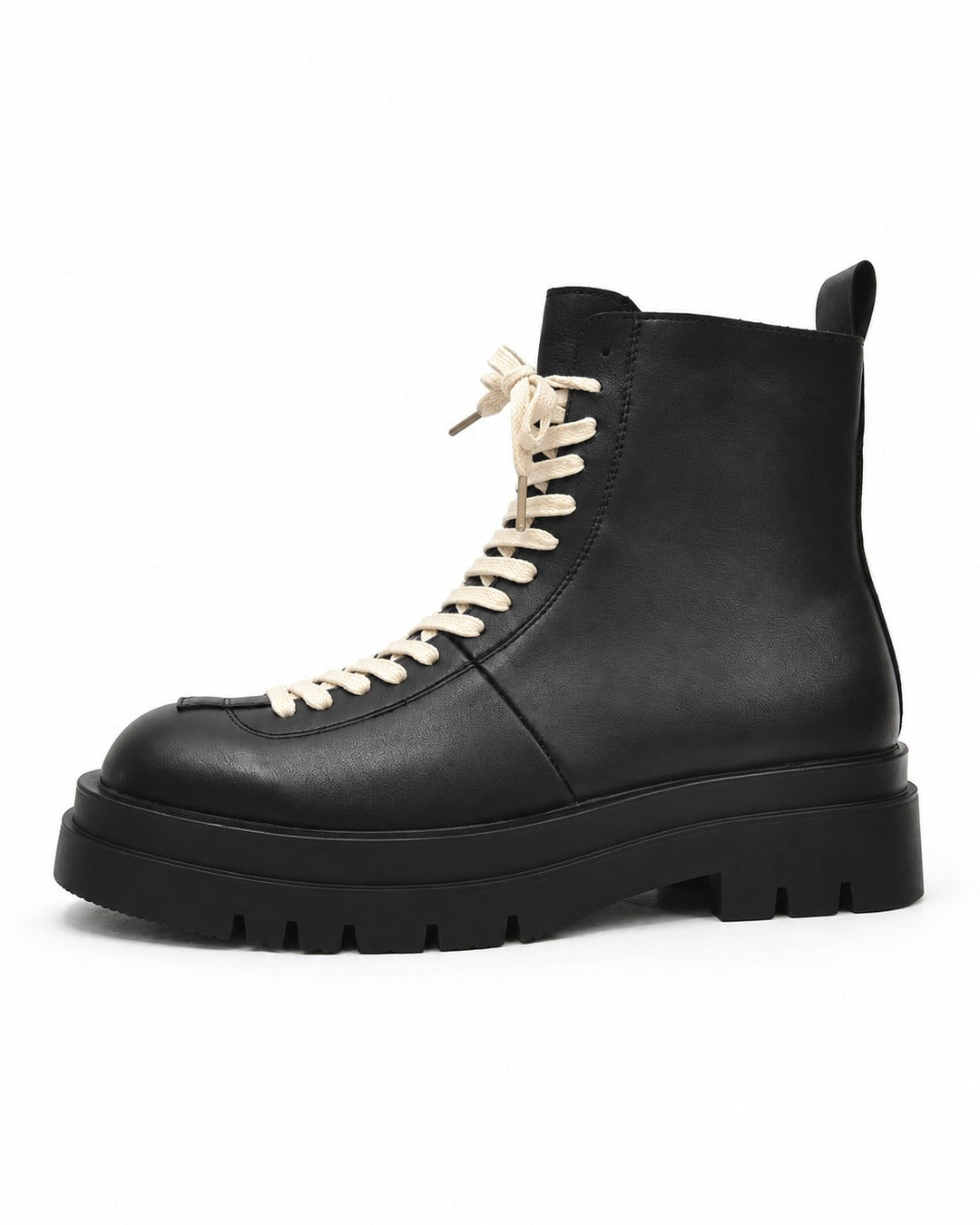 Lace-Up Platform Ankle Boots