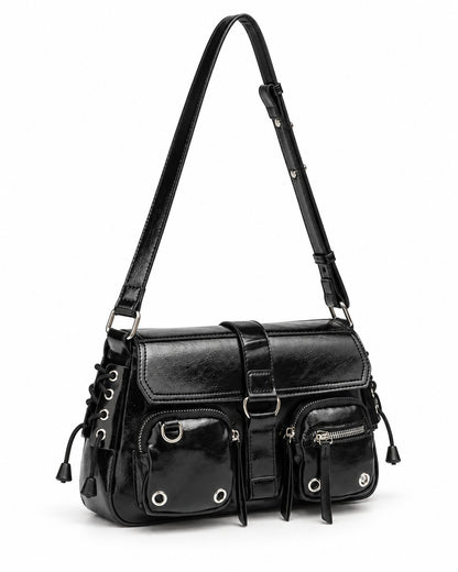Multi-Pocket Shoulder Bag