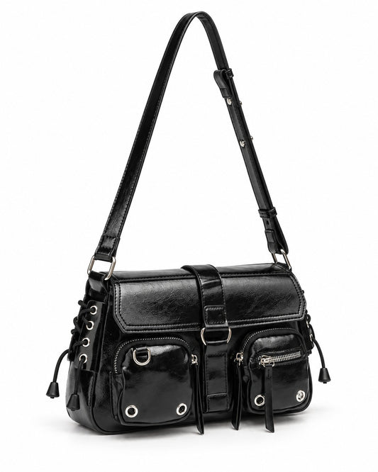 Multi-Pocket Shoulder Bag