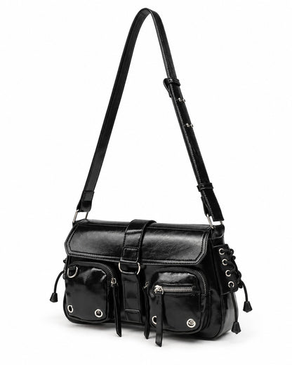 Multi-Pocket Shoulder Bag