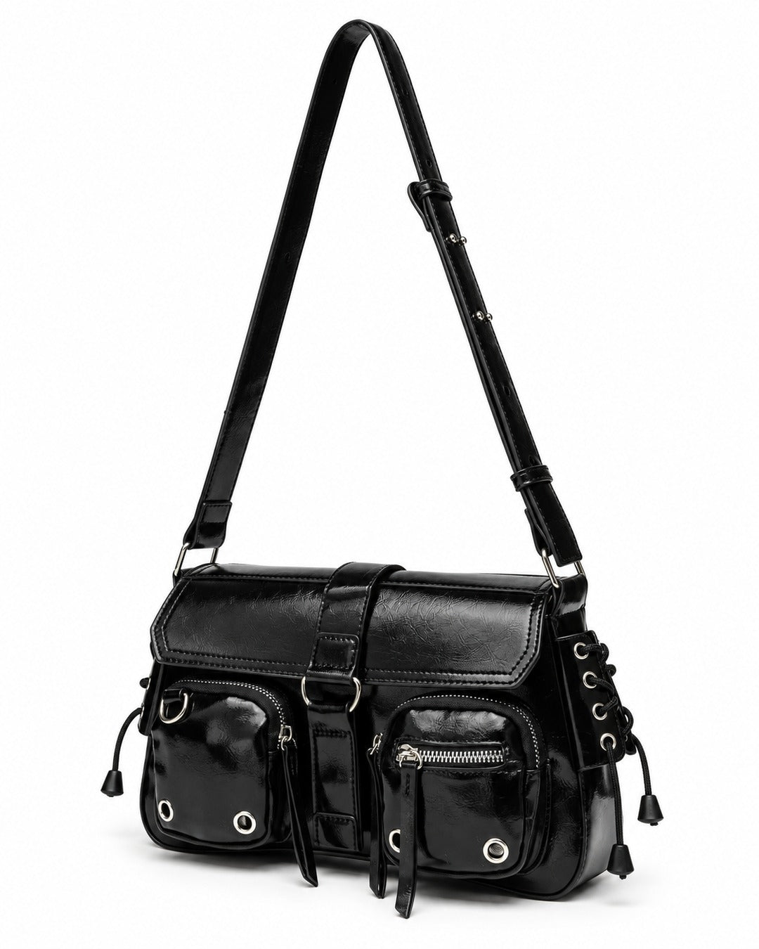 Multi-Pocket Shoulder Bag
